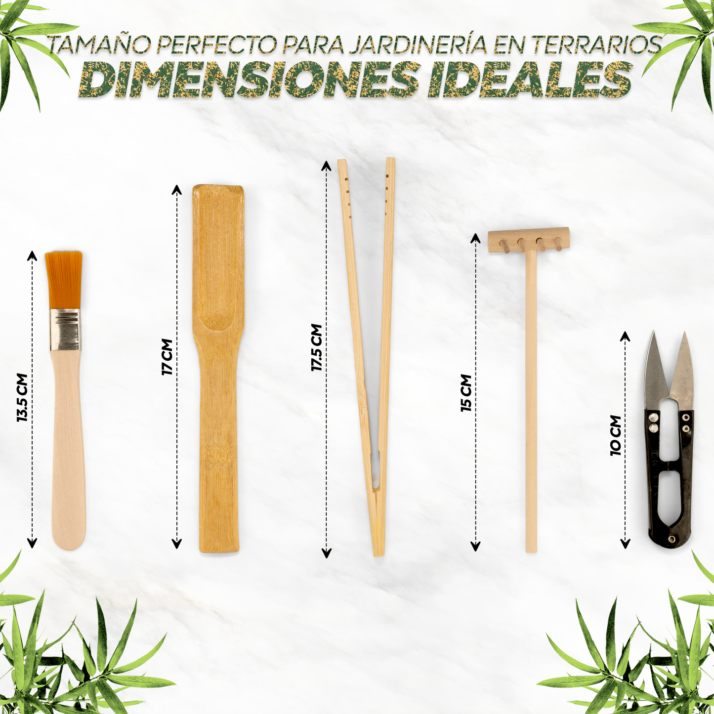 Kit de herramientas para terrarios y jardines eternos